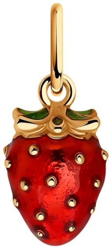 Подвеска SOKOLOV 93030586 вес 1.53 г серебро, эмаль купить,15000