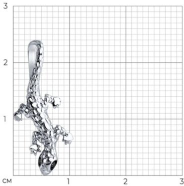 Подвеска SOKOLOV 94033238 вес 0.72 г серебро, фианит купить,5483
