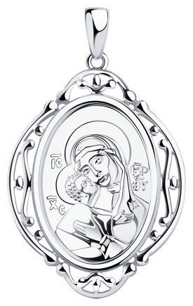 Икона Diamant 94-130-00862-1 вес 3.65 г серебро, без вставок купить,19358