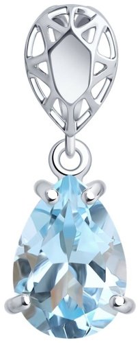 Подвеска Diamant 94-330-02688-1 вес 0.93 серебро, топаз купить,14363