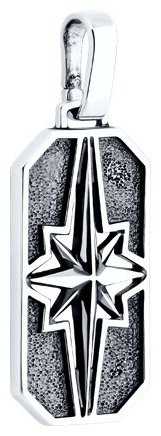 Подвеска Diamant 95-130-02700-1 вес 4.2 серебро, без вставок купить,18468