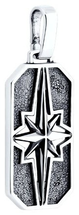 Подвеска Diamant 95-130-02700-1 вес 4.2 серебро, без вставок купить,18468