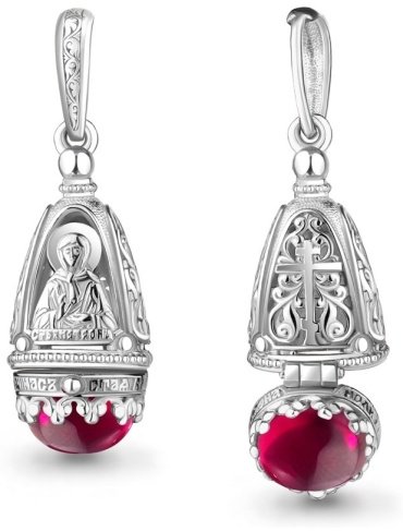 Подвеска AQUAMARINE 22070 вес 3.94 г серебро, рубин купить,45144