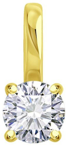 Подвеска Diamant 53-130-02873-1 вес 0.533 г золото, фианит купить,56654