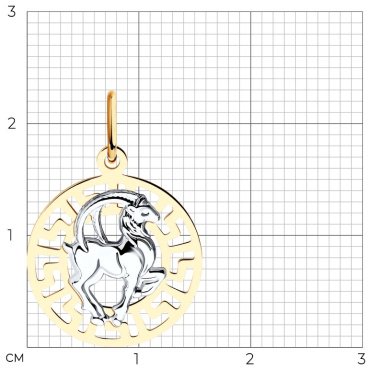 Подвеска SOKOLOV 031303 вес 0.673 г золото, без вставок - ForteMarket Подвеска SOKOLOV 031303 вес 0.673 г золото, без вставок купить,0