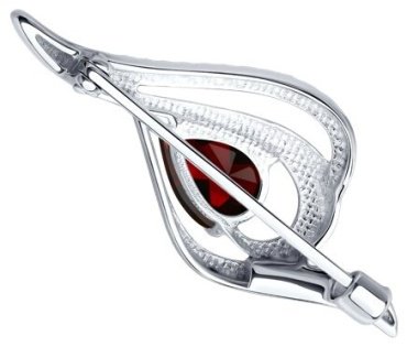 Булавка Diamant 94-340-01045-2 вес 2.259 г серебро, фианит купить,19494