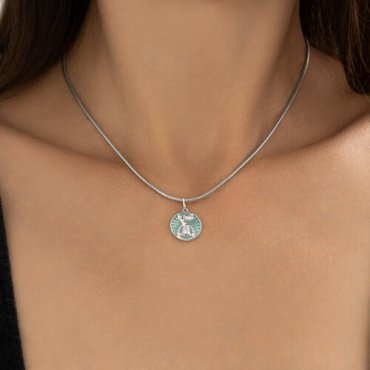 Подвеска Diamant 94-130-02329-1_s вес 1.68 г серебро, фианит, эмаль купить,8304
