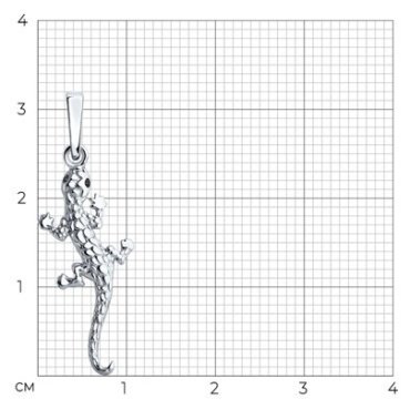Подвеска SOKOLOV 94033237 вес 0.85 г серебро, фианит купить,6233