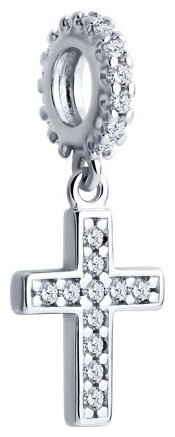 Подвеска SOKOLOV 94032878 вес 1.12 г серебро, фианит купить,7256