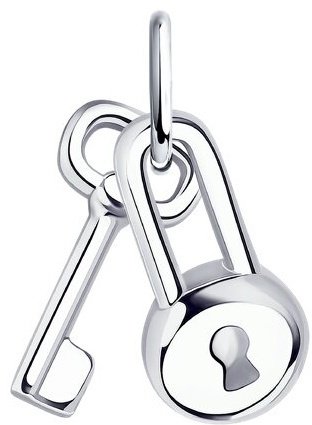 Подвеска Diamant 94-130-01076-1 вес 1.18 г серебро, без вставок купить,9862