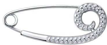 Булавка Diamant 94-140-00560-1 вес 1.6 г серебро, фианит купить,12312