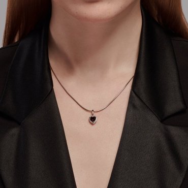 Подвеска SOKOLOV 92030780 вес 1.04 г серебро, гранат купить,0