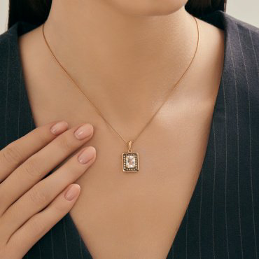 Подвеска Diamant 51-330-02962-1 вес 2.01 г золото, хрусталь купить,152456