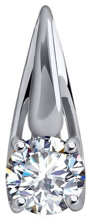 Подвеска Diamant 52-130-01727-1 вес 0.6 г золото, фианит купить,62399