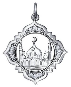 Подвеска SOKOLOV 94031245-1_86 вес 1.86 г серебро, фианит купить,11981