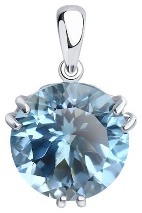 Подвеска Diamant 94-330-01921-1_s вес 2.81 г серебро, топаз купить,34861