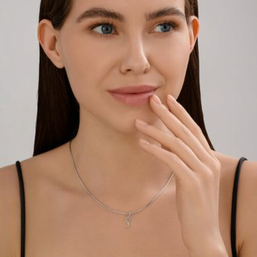 Подвеска Diamant 94-130-02258-1 вес 0.31 г серебро, без вставок купить,5483