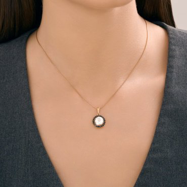 Подвеска Diamant 51-330-02966-1 вес 1.43 г золото, хрусталь купить,103883