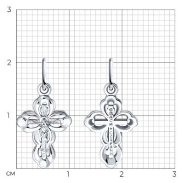 Подвеска Diamant 94-131-01794-1 вес 0.66 г серебро, без вставок купить,5483