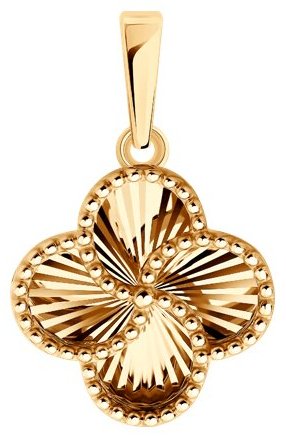 Подвеска Diamant 51-130-02970-1 вес 1.31 г золото, без вставок купить,155887