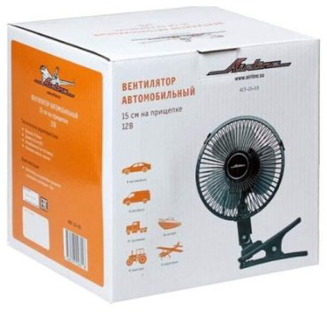 Вентилятор AIRLINE ACF-15-03 черный купить,NaN