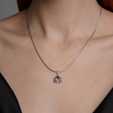 Подвеска SOKOLOV 94033270 вес 1.35 г серебро, корунд купить,8721