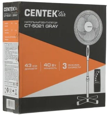 Вентилятор CENTEK CT-5021 серый купить,NaN
