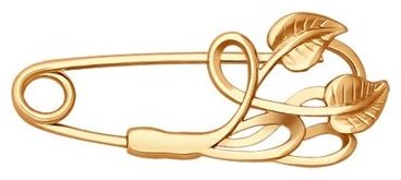 Брошь SOKOLOV 93040007 вес 0.93 г серебро, без вставок купить,7999