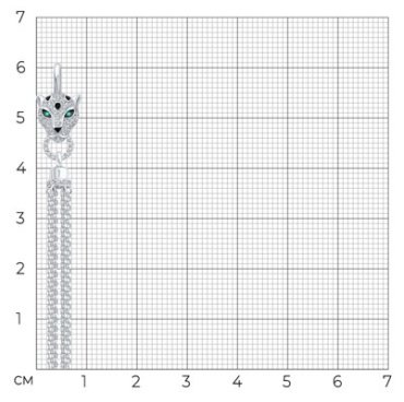 Подвеска SOKOLOV 3030223-3_s вес 2.18 г золото, изумруд, эмаль, бриллиант купить,475349
