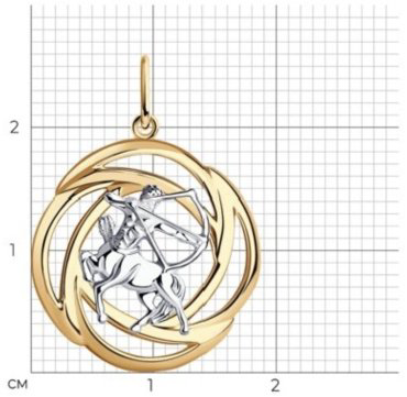 Подвеска Diamant 93-130-01293-1 вес 1.81 г серебро, без вставок купить,12874