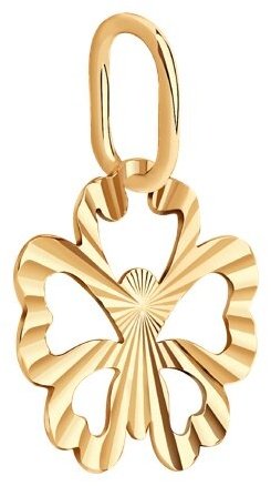 Подвеска Diamant 51-130-02081-1 вес 0.3 г золото, без вставок купить,NaN