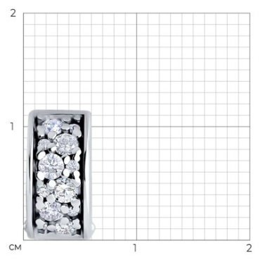 Подвеска SOKOLOV 94033249_s вес 2.49 г серебро, фианит купить,9352