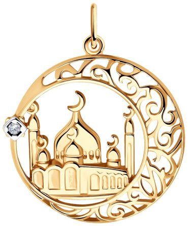 Подвеска SOKOLOV 93030565 вес 1.85 г серебро, фианит купить,NaN