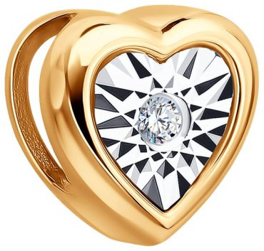 Подвеска Diamant 51-230-02943-1 вес 0.64 г золото, бриллиант купить,149586