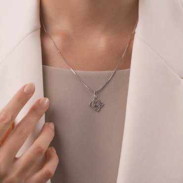 Подвеска Diamant 94-130-01198-1 вес 0.87 г серебро, без вставок купить,7985