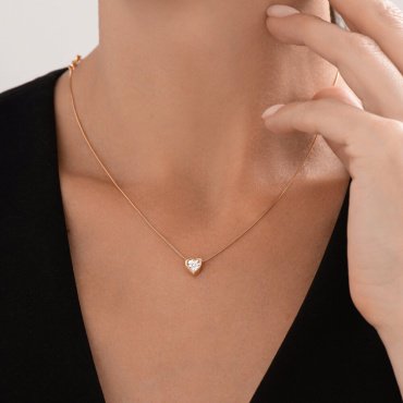 Подвеска Diamant 51-230-02943-1 вес 0.64 г золото, бриллиант купить,149586