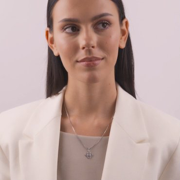 Подвеска Diamant 94-130-01198-1 вес 0.87 г серебро, без вставок купить,7985
