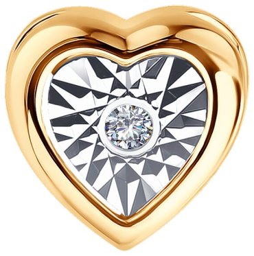 Подвеска Diamant 51-230-02943-1 вес 0.64 г золото, бриллиант купить,149586