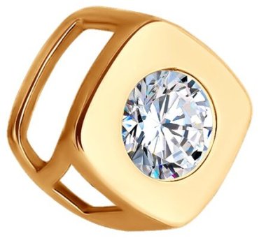 Подвеска Diamant 51-130-02225-1 вес 0.42 г золото, фианит купить,34750