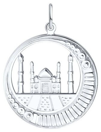 Подвеска SOKOLOV 94030696 вес 2.9 г серебро, без вставок купить,17819