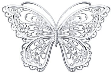 Брошь Diamant 94-140-00674-1 вес 9.34 г серебро, без вставок купить,40137
