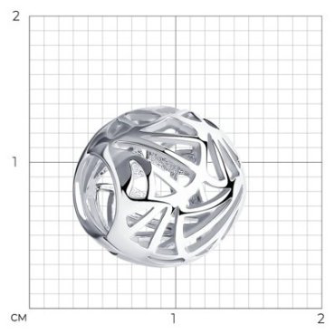 Подвеска SOKOLOV 94032638 вес 0.92 г серебро, без вставок купить,8123