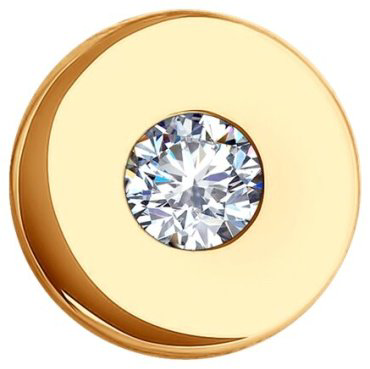 Подвеска Diamant 51-130-02256-1 вес 0.43 г золото, фианит купить,38120