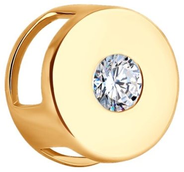 Подвеска Diamant 51-130-02256-1 вес 0.43 г золото, фианит купить,38120