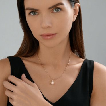 Подвеска Diamant 51-130-02896-1_s вес 1.25 г золото, фианит купить,120891