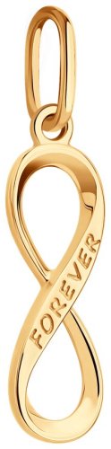 Подвеска Diamant 51-130-02815-1 вес 0.525 г золото, без вставок
