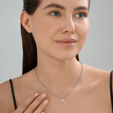 Подвеска Diamant 94-130-02278-1 вес 0.82 г серебро, фианит купить,0