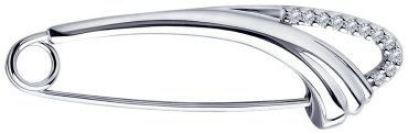 Булавка Diamant 94-140-00639-1 вес 1.6 г серебро, фианит купить,9196