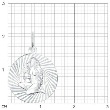 Подвеска SOKOLOV 94030887 вес 0.78 г серебро, без вставок купить,NaN