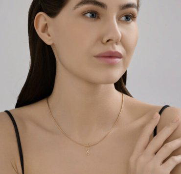 Подвеска Diamant 51-230-02870-1 вес 0.46 г золото, бриллиант купить,NaN